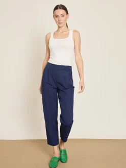 Broek donkerblauw
