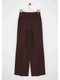 Broek donkerbruin