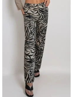 Broek grijs/zwart