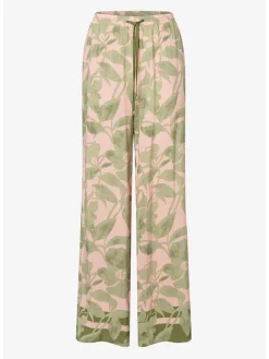 Broek groen/lichtroze