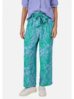 Broek groen/paars