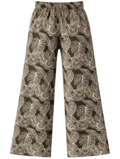 Broek kaki/crème