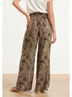 Broek kaki/crème