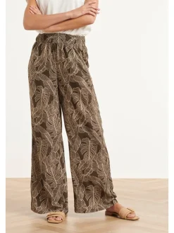 Broek kaki/crème