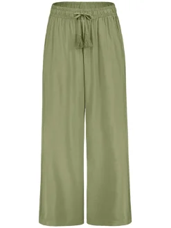 Broek olijfgroen
