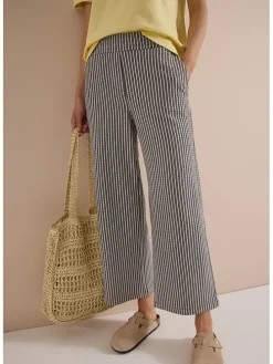 Broek wit/antraciet