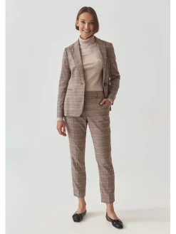 Broek zwart/rood/blauw