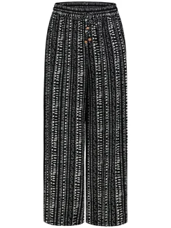 Broek zwart/wit