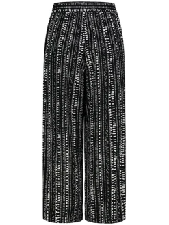 Broek zwart/wit