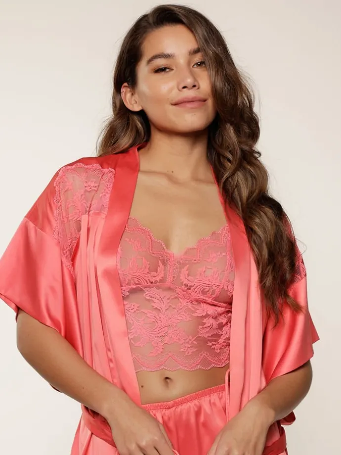 Bustier koraalrood