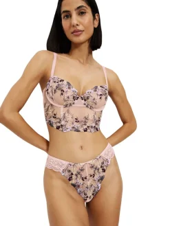Bustier "Sensual Spotlight" lichtroze/meerkleurig