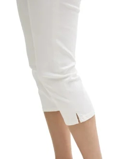 Capri-spijkerbroek - slim fit - wit