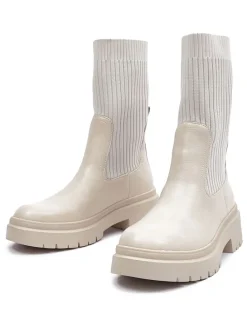 Chelseaboots crème