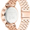 Chronograaf roségoudkleurig/wit