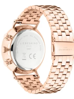Chronograaf roségoudkleurig/wit