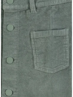 Corduroyrok mintgroen