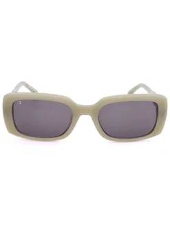 Dameszonnebril beige/donkerblauw