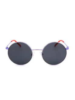 Dameszonnebril blauw-rood/donkerblauw