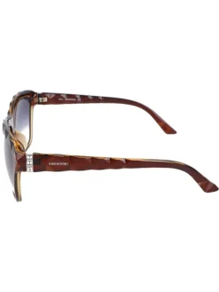 Dameszonnebril bruin/blauw