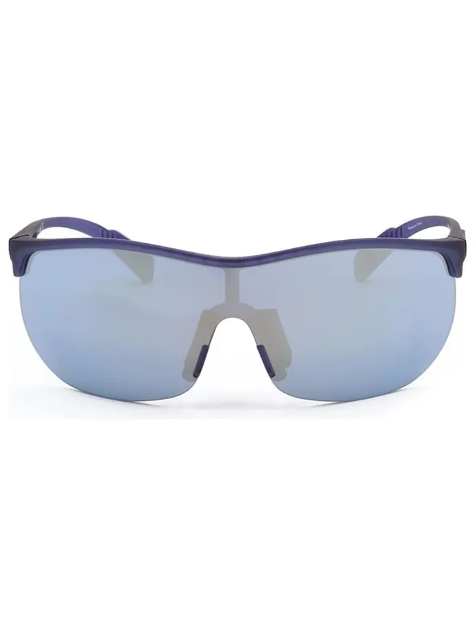 Dames zonnebril donkerblauw/lichtblauw