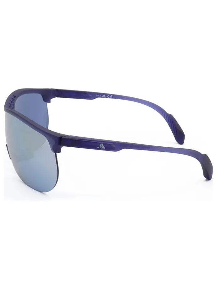 Dames zonnebril donkerblauw/lichtblauw