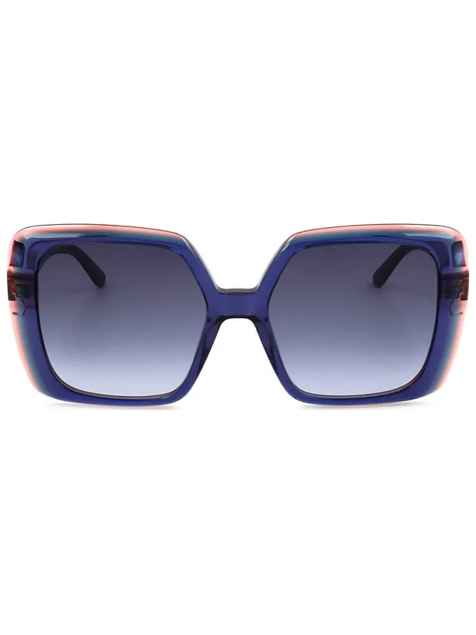 Dames zonnebril donkerblauw
