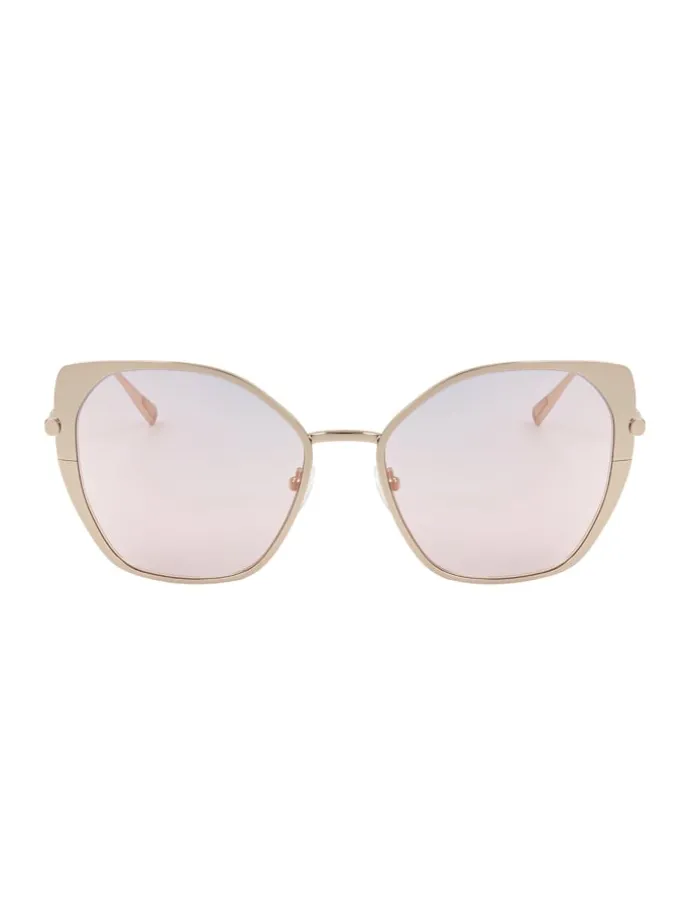 Dameszonnebril goudkleurig/beige