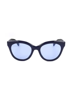 Dameszonnebril lichtblauw/donkerblauw