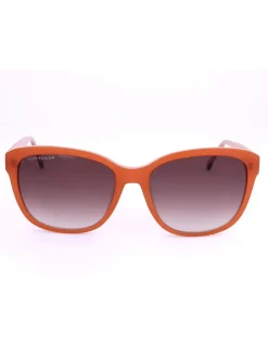 Dameszonnebril oranje/bruin