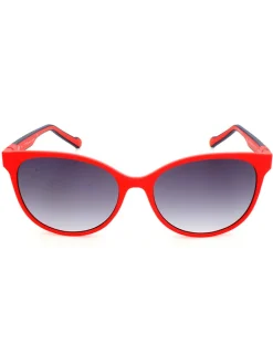 Dameszonnebril rood/grijs