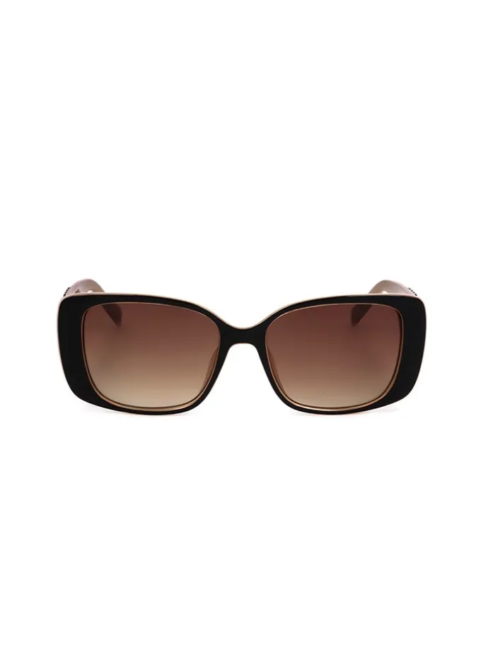 Dameszonnebril zwart/bruin/beige
