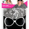 3-delige accessorieset "Disco Babe" zilverkleurig