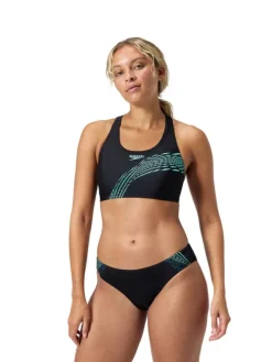 2-delige bikiniset zwart/blauw