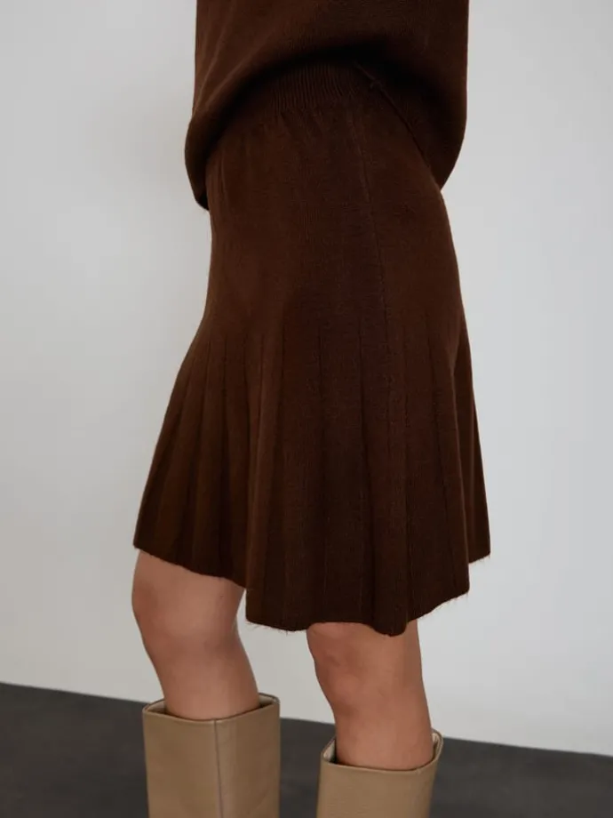 2-delige outfit bruin