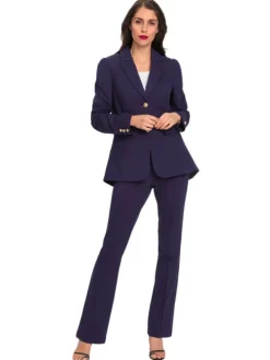 2-delige outfit donkerblauw