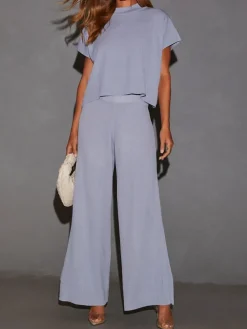 2-delige outfit lichblauw