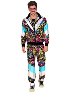 2-delige outfit "80's Trainingspak" meerkleurig