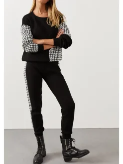 2-delige outfit zwart/wit