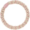 2-delige set: haarelastiekjes "Tristar" lichtroze/beige - 3 stuks