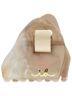 2-delige set: haarklemmen beige