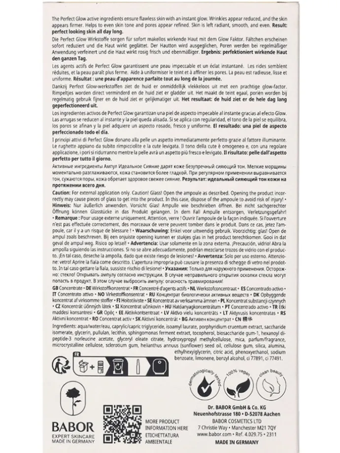 7-delige set: serumcapsules "Perfect Glow Concentrates", elk 2 ml
