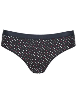 5-delige set: slips rood/zwart/wit