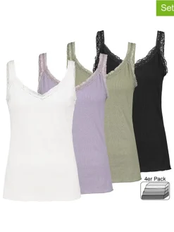 4-delige set: tops meerkleurig