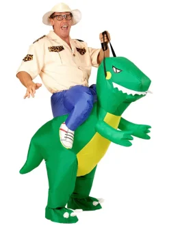 2-delig kostuum "Ontdekker van Dinosauriers" groen