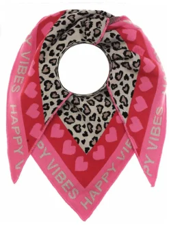 Doek "Micha" roze - (L)200 x (B)130 cm