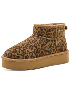 Enkelboots beige/bruin/lichtbruin