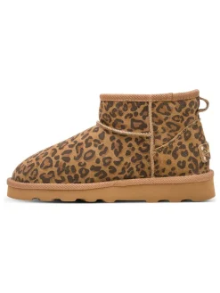 Enkelboots bruin/lichtbruin