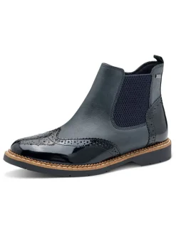 Enkelboots donkerblauw