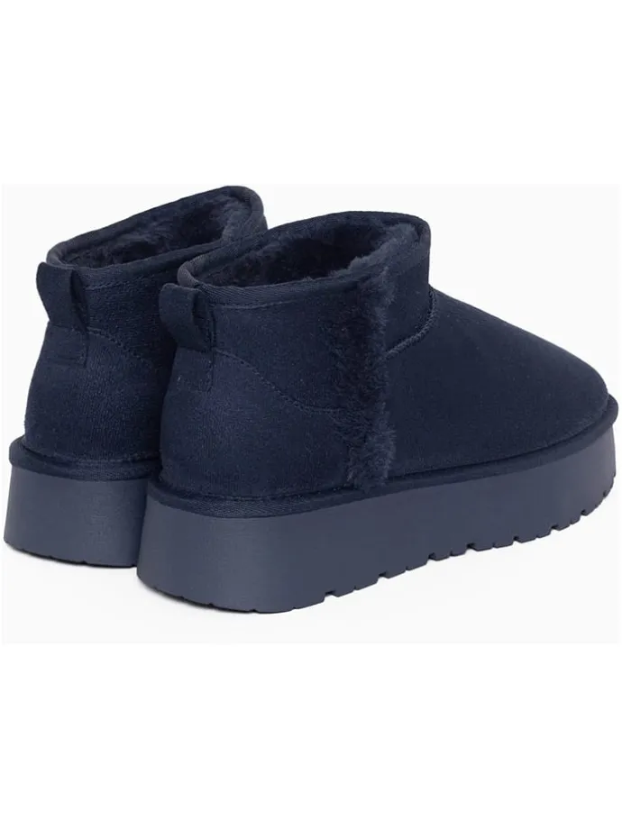 Enkelboots donkerblauw