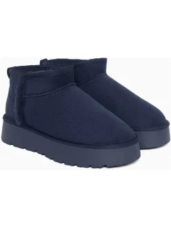 Enkelboots donkerblauw